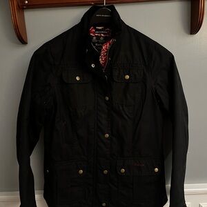Barbour Black Military Field Jacket